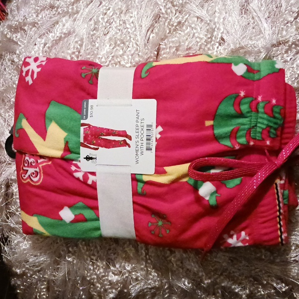 BUDDY THE ELF VELOUR SLEEP PANTS WITH POCKETS